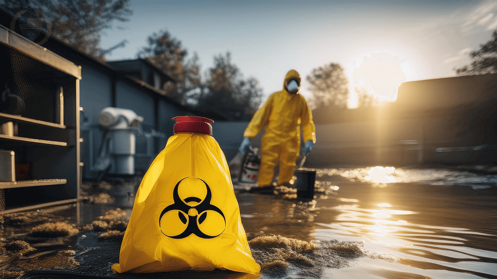 Am Bio Mgmt Biohazard Cleanup with bio bag